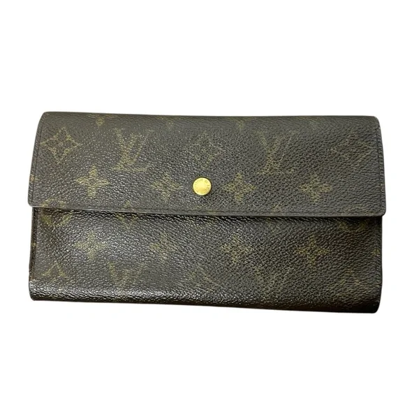 Louis Vuitton Wallet Brown LV Monogram canvas porte-tresor international - Picture 1 of 7